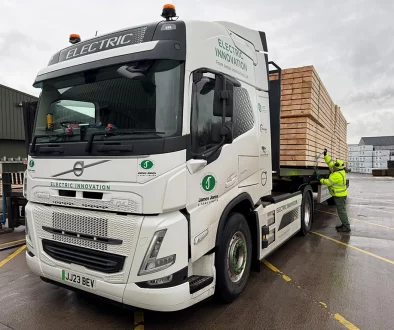 Net Zero Timhaul project continues to demonstrate eHGV Timber Haulage works